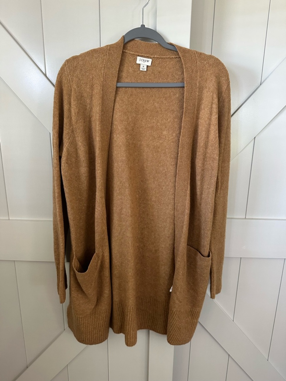 J Crew Factory so soft long open front cardigan size small